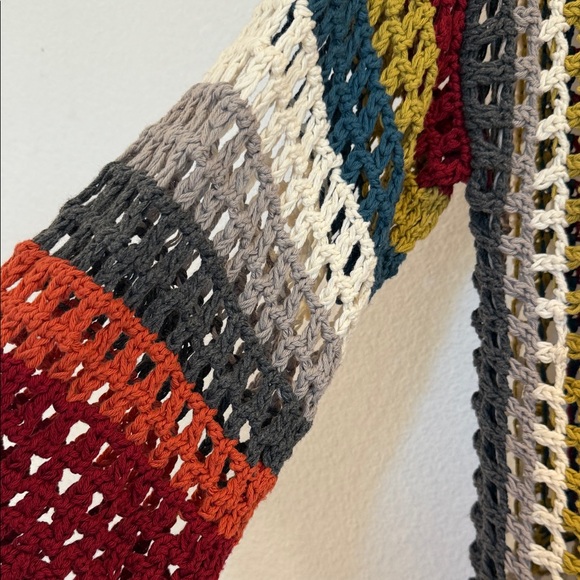 Johnny Was Multicolor Crochet Cardigan - Picture 2 of 9